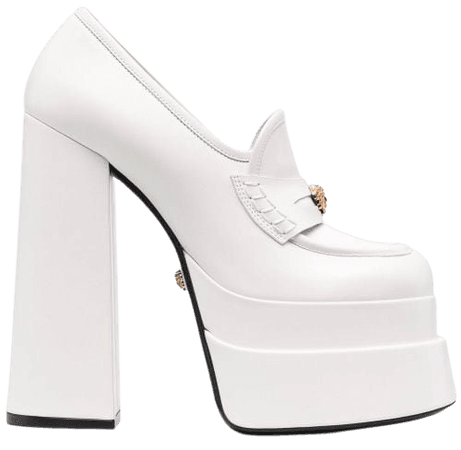 Versace Intrico Platform Loafers - Farfetch