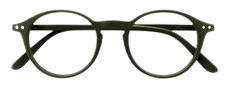 Black round frame reading glasses | SCP