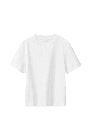 SLIM-FIT T-SHIRT - White - T-shirts - COS US