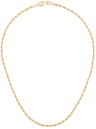 Shop Laura Lombardi 14kt gold vermeil rope chain necklace with Express Delivery - FARFETCH