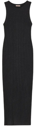 Rib-knit Dress - Dark gray - Ladies | H&M US
