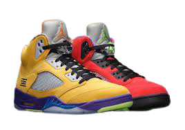 red blue and yellow jordans - Google Search