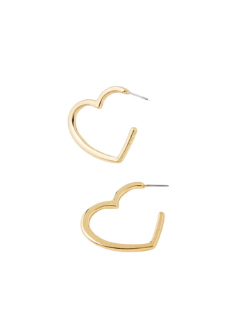 AEO Open Heart Hoop Earrings