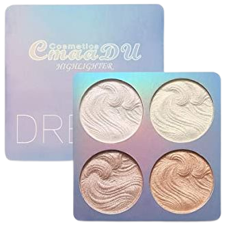 Amazon.com: Highlighter Powder Palette, Shimmer Highlighters Makeup Iluminador,Great Long Lasting Waterproof, Glow Bronzer Highlighter Powder : Beauty & Personal Care