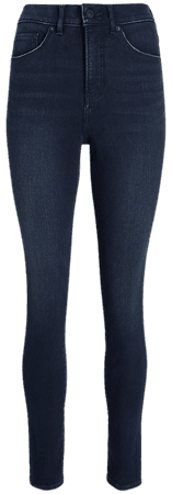 High Waisted Medium Wash Skinny Jeans | Express