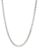 Curb Chain Necklace 16 Inches Silver | Mejuri