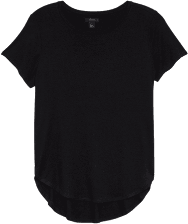Shirttail Hem T-Shirt