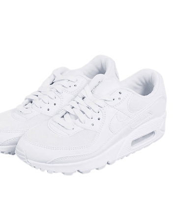 Nike Air Max 90 sneakers in triple white | ASOS
