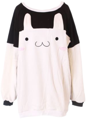 TS-184 Rabbit Bunny Rabbit Pastel Goth Lolita Jumper Sweatshirt Harajuku Kawaii | eBay