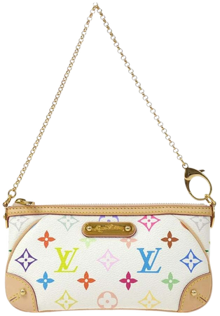 Louis Vuitton Murakami Rainbow Small Evening Top Handle Shoulder Pochette Bag For Sale at 1stDibs