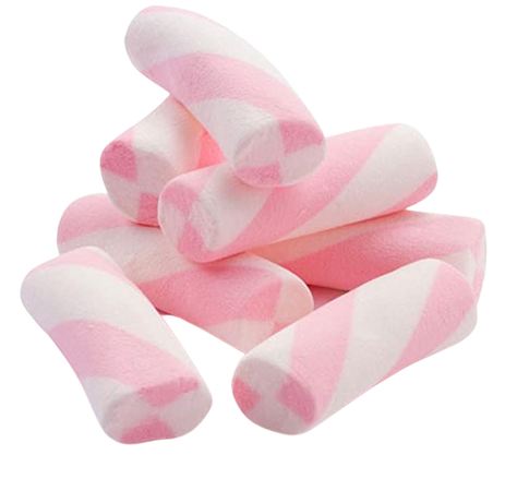 Amazon.com : Puffy Marshmallow Poles - Pink and White: 2.2 LBS : Pink Candy : Grocery & Gourmet Food