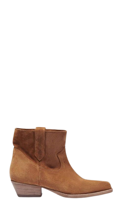 suede leather ankle boots CRAY BROWN // ba&sh US
