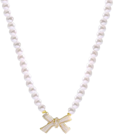 Coquette Pearl Necklace - Shoptery