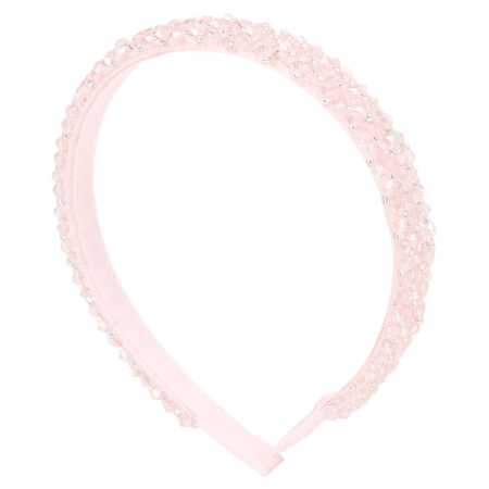 Pink Faceted Bead Headband | Claire's US