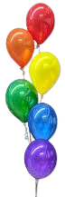 png rainbow colored balloons - Google Search
