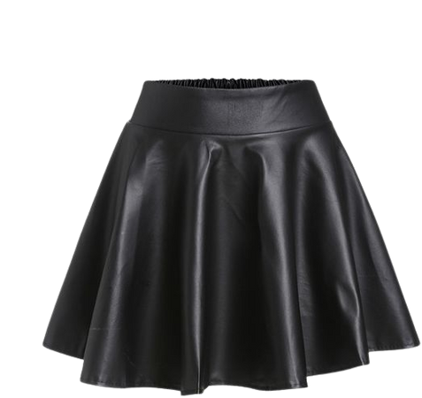 ~Black Leather Skirt~