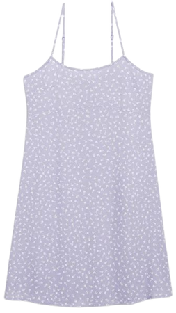 Lilac micro floral short sleeveless dress - Lilac ditsy floral - Monki WW
