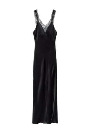 LACE SLIP DRESS - Black | ZARA United States