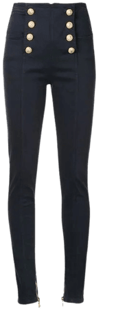 Balmain Double Breasted Jeans