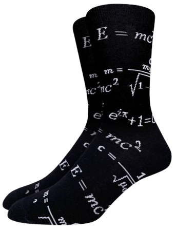 Men's Math Equations Socks