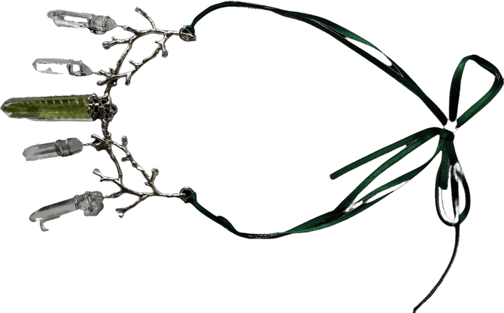 Twignpetal winter forest necklace