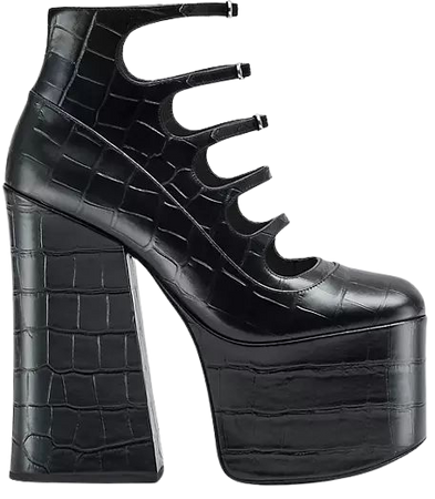 Shop Marc Jacobs Lili 160MM Crocodile-Embossed Leather Platform Pumps | Saks Fifth Avenue