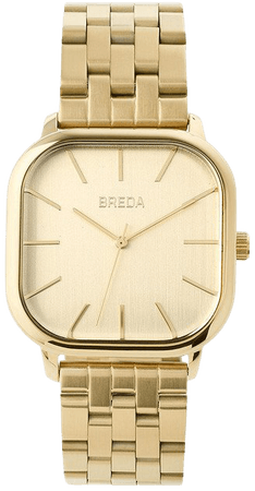 Breda 18k Gold-Plated Visser Watch