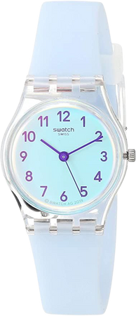 Amazon.com: Swatch Essentials Quartz Silicone Strap, Blue, 12 Casual Watch (Model: LK396) : Clothing, Shoes & Jewelry