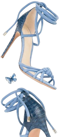 Blue Sandal Heel