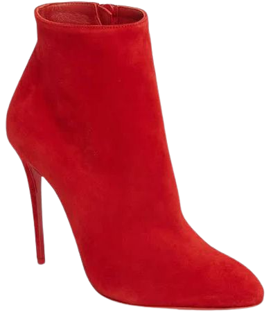 red suede booties - Google Search
