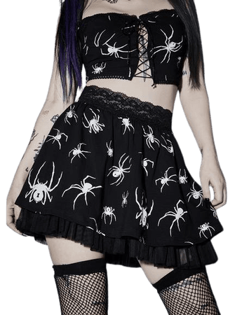 goth rave outfit
