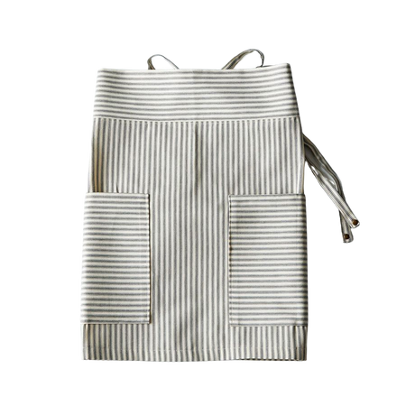 grey linen half apron - Google Search