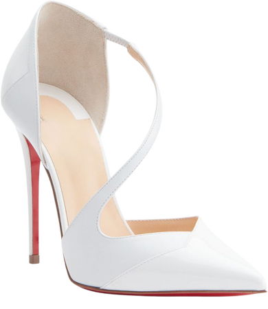 Christian Louboutin Round And Square 100 Red Sole Pumps | Neiman Marcus