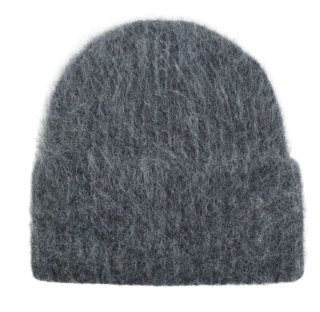Rib-knit Wool-blend Hat - Dark gray - Ladies | H&M US