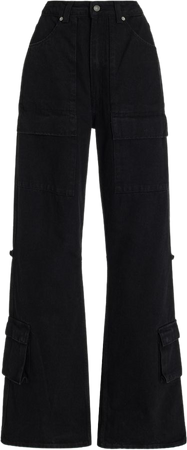 Winona Stretch High-Rise Flared-Leg Cargo Jeans By Haikure | Moda Operandi
