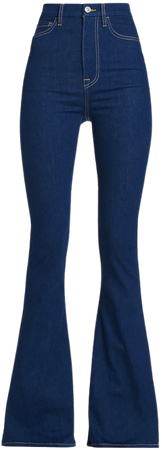 7 For All Mankind Ultra High-Rise Skinny Flare Jeans