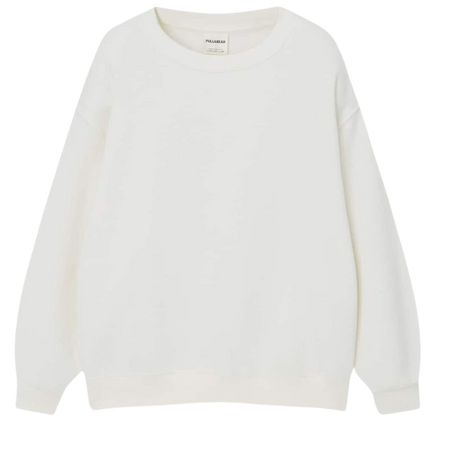 Basic oversize round neck sweatshirt - pull&bear