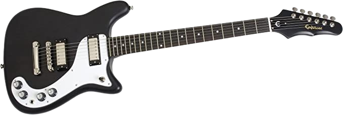 Amazon.com: Epiphone Worn '66 Wilshire Electric Guitar Worn Black : Musical Instruments
