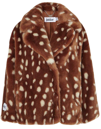 Rita Bambi Print Faux Fur Coat - Google Search