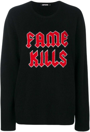 Adaptation Fame Kills Sweater - Farfetch