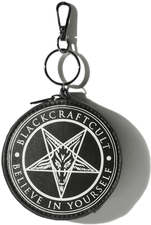 black craft cult coin purse