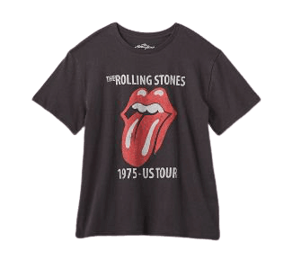 Women's Rolling Stones Short Sleeve Graphic T-Shirt - Black XS : Target