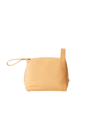 LEATHER MINI TOTE BAG - Light orange - Bags - COS WW