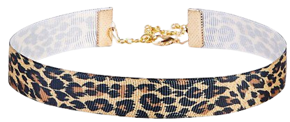 ASOS Leopard Print Choker Necklace