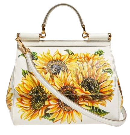 Dolce-&-Gabbana-Sicily-Mini-Sunflower-Print-Dauphine-Leather-Bag---Womens---White-Multi.jpg (491×511)