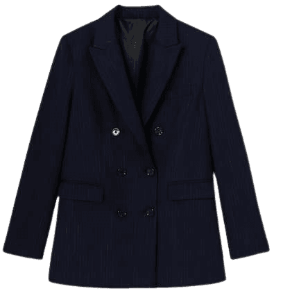 Pinstripe suit blazer - Women | Mango USA