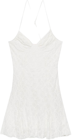 Short lace dress - Women's See all | Stradivarius United States