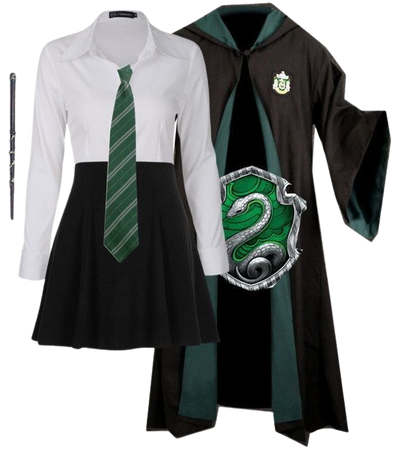 Slytherin outfit 💚🖤🐍