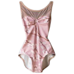 Luckyleo Dancewear Best Selling Ballet Leotard - ACORN in DUSTY ROSE CHERRY BLOSSOM