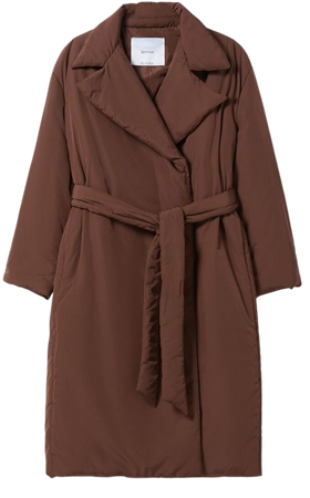 Padded trench coat - Jackets - Woman | Bershka